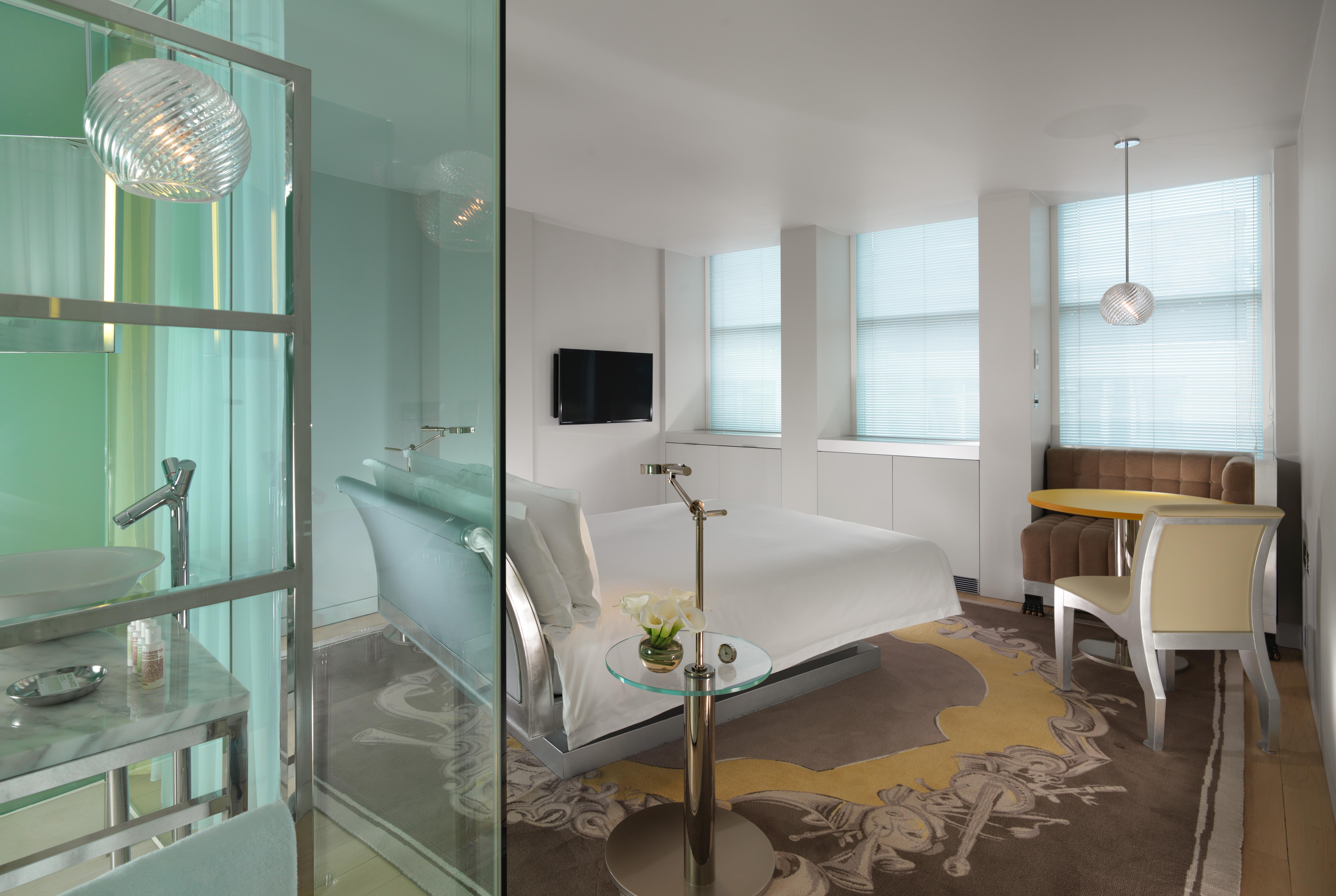 โรงแรมแซนเดอร์สัน ลอนดอน ภายนอก รูปภาพ A room at the hotel