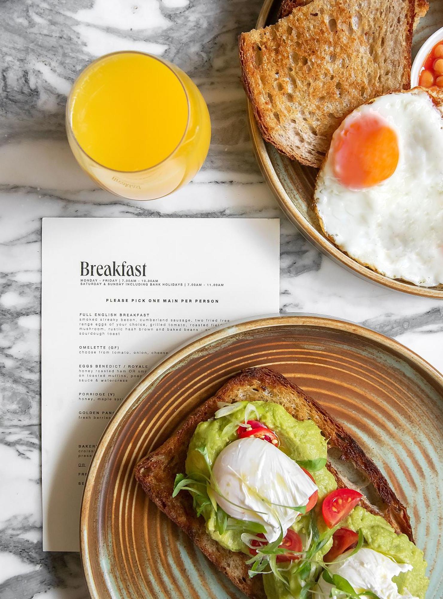 โรงแรมแซนเดอร์สัน ลอนดอน ภายนอก รูปภาพ Avocado on toast